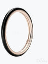 ME Enamel Ring Rose Gold Plated Black - PANDORA - BALAAN 2