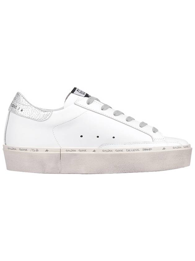 Hi Star White Metallic Silver Heel Tab Sneakers - GOLDEN GOOSE - BALAAN 5