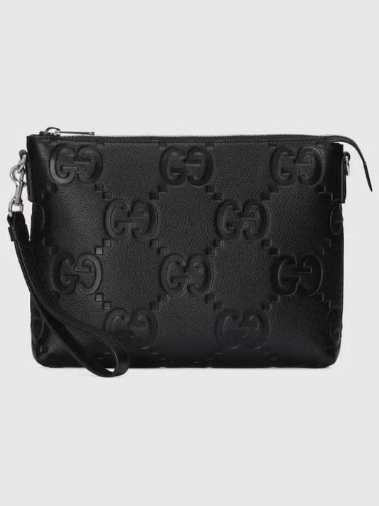 Jumbo GG Medium Messenger Bag Black - GUCCI - BALAAN 2