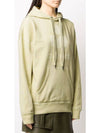 Mansell Velor Logo Hooded Top Light Yellow - ISABEL MARANT - BALAAN.