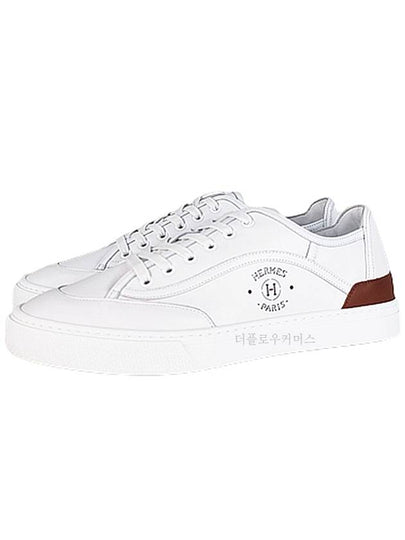 Get Leather Low Top Sneakers White - HERMES - BALAAN 2