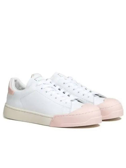 Dada Bumper Low Top Sneakers White Pink - MARNI - BALAAN 2