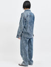 Oversized Jinro Denim Shirt Blue - C WEAR BY THE GENIUS - BALAAN 4