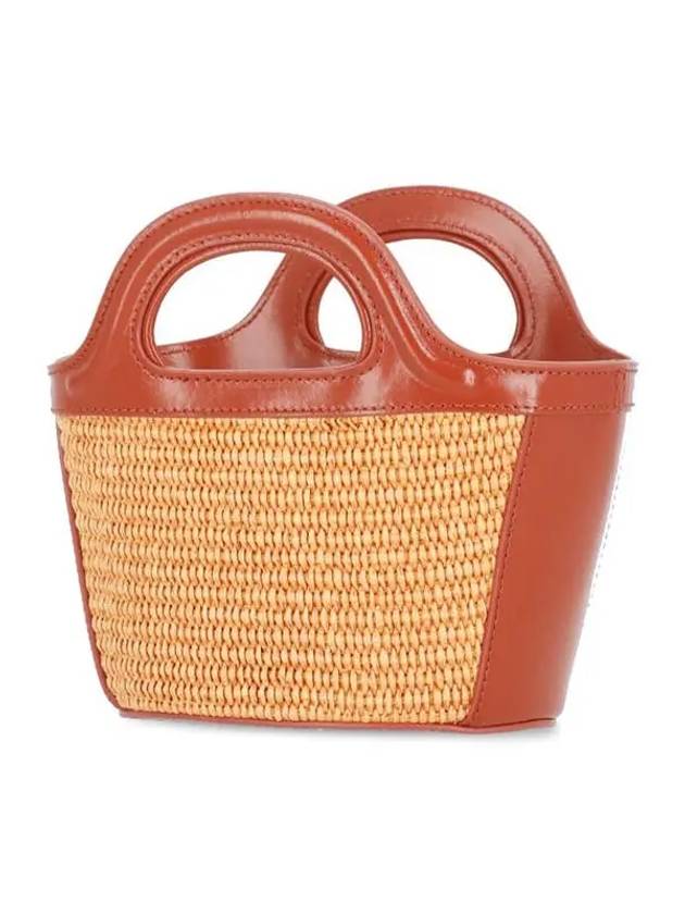 Rattan Micro Tropicalia Cross Bag Orange - MARNI - BALAAN 4