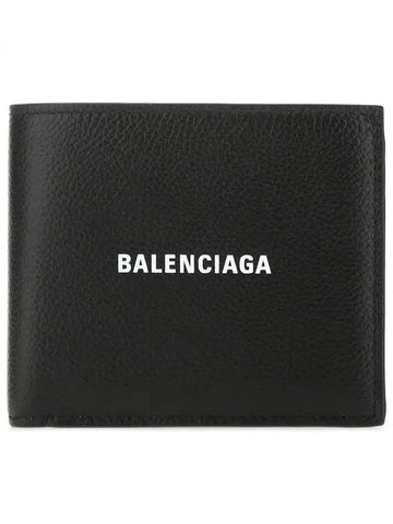 logo bifold wallet black - BALENCIAGA - BALAAN 1