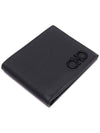 Gancini Logo Half Wallet Black - SALVATORE FERRAGAMO - BALAAN 6