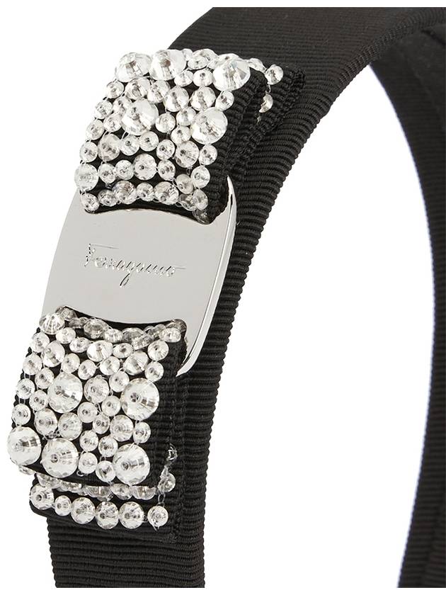 Women's Vara Bow Headband Black - SALVATORE FERRAGAMO - BALAAN 6