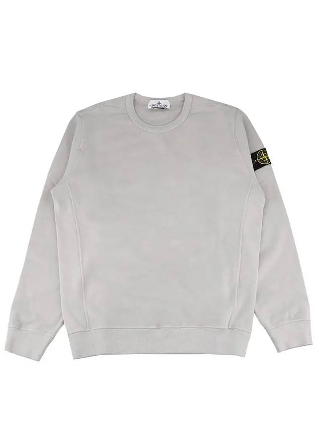 Wappen Patch Crew Neck Cotton Sweatshirt Grey - STONE ISLAND - BALAAN 3