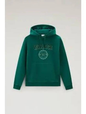 Organic Cotton Hoodie CFWOSW0212MRUT3290 6221 Logo 926106 - WOOLRICH - BALAAN 1