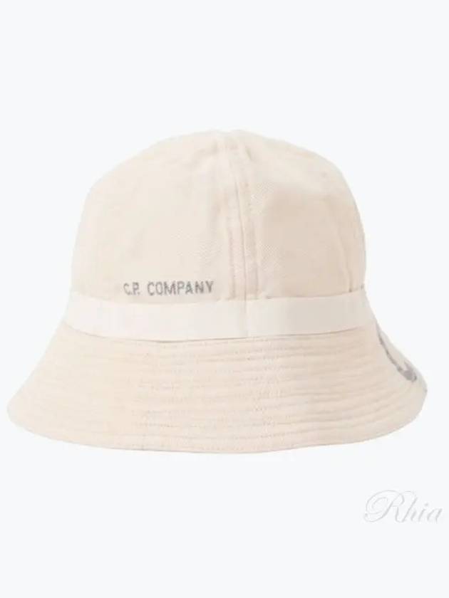 Bull Assi Bucket Hat Ivory - CP COMPANY - BALAAN 2