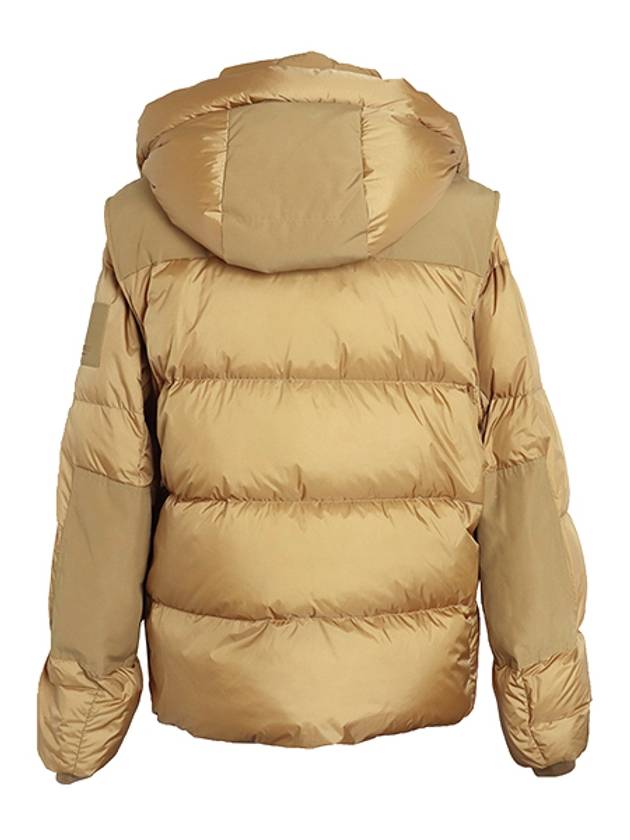 detachable sleeve hood padded beige - BURBERRY - BALAAN 3