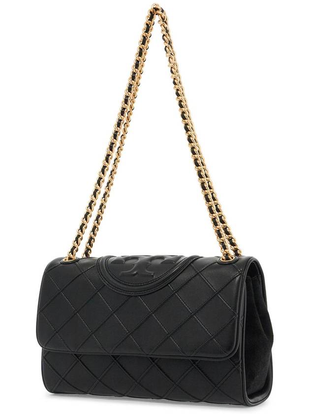 Fleming Soft Frame Stitch Small Shoulder Bag Black - TORY BURCH - BALAAN 4