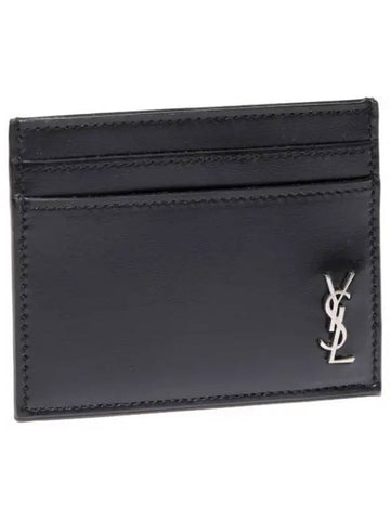 Mini Monogram Card Case Men s Wallet - SAINT LAURENT - BALAAN 1