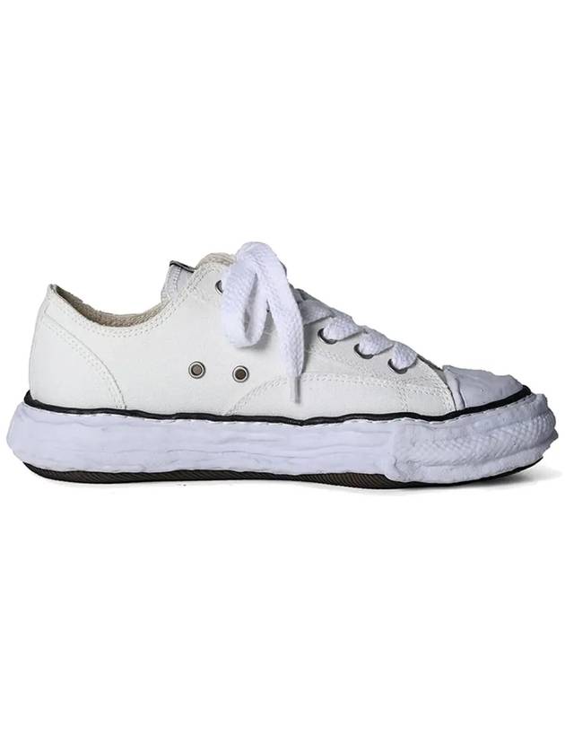 Peterson23 OG Sole Canvas Low Top Sneakers White - MAISON MIHARA YASUHIRO - BALAAN 3