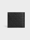 Two fold wallet Triomphe embossing calfskin black men s ring 10C873FQB 38SI - CELINE - BALAAN 4