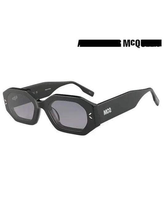 McCue Sunglasses MQ0340S 001 Square Acetate Men Women - ALEXANDER MCQUEEN - BALAAN 1