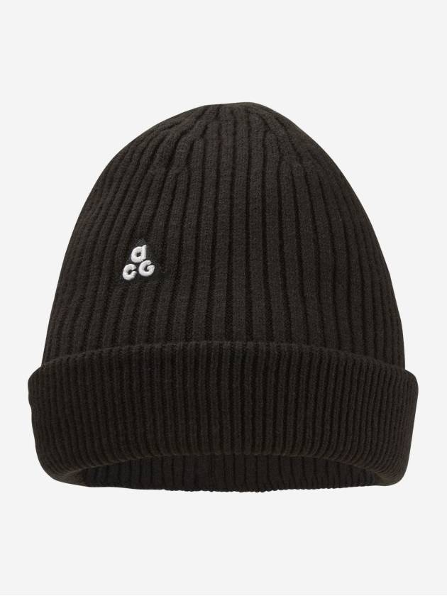 ACG Cuffed Ribbed Beanie Black - NIKE - BALAAN 3