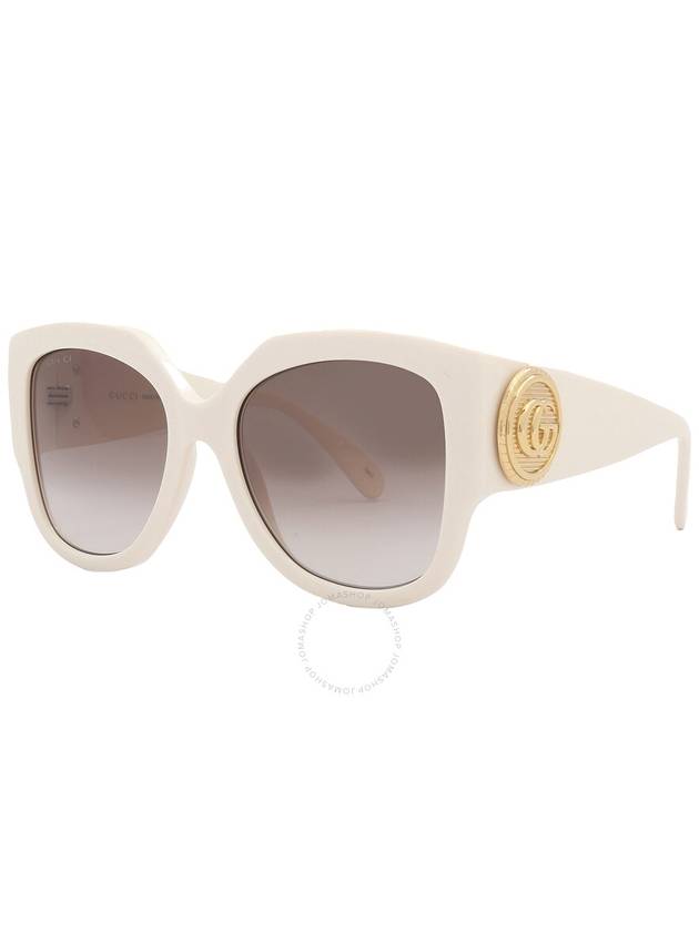 logo decorated round frame sunglasses GG1407S - GUCCI - BALAAN 4