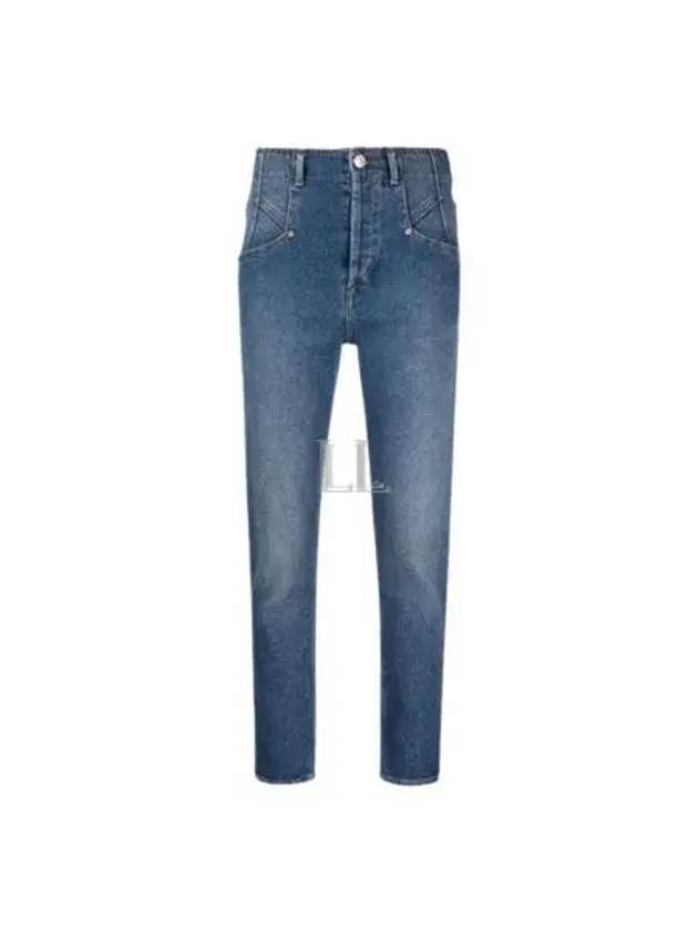 Niliane Slim Denim Jeans Blue - ISABEL MARANT - BALAAN 2