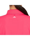 Tour Tech Short Sleeve PK Shirt Azalea - J.LINDEBERG - BALAAN 8