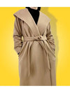 Bdanton Virgin Wool Single Coat Camel - MAX MARA - BALAAN 6