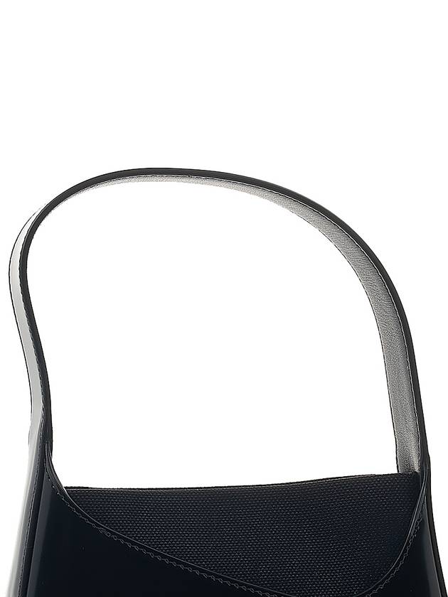 Cut-Out Detail Small Shoulder Bag Black - SALVATORE FERRAGAMO - BALAAN 8