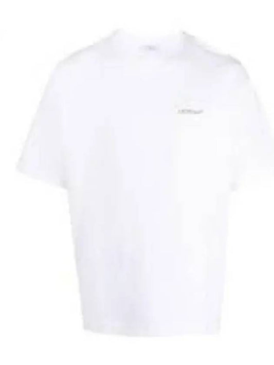 Wave Diagonal Short Sleeve T-Shirt White - OFF WHITE - BALAAN 2
