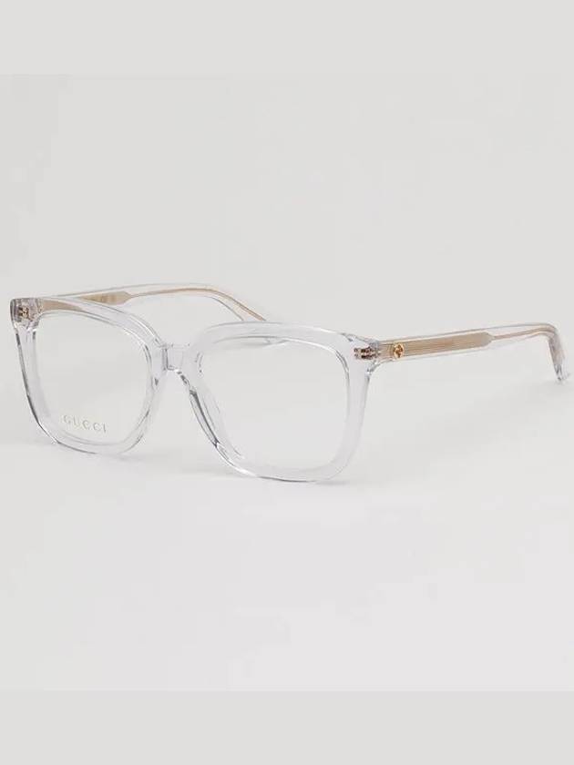 Eyewear Square Frame Sunglasses Crystal - GUCCI - BALAAN 8