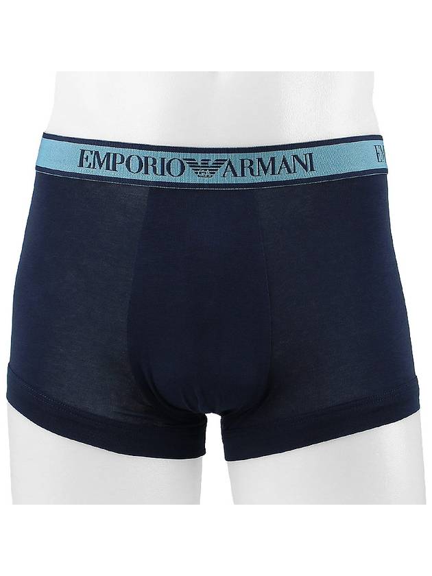 Men's Boxer Trunk Briefs 3 Pack Navy - EMPORIO ARMANI - BALAAN 7