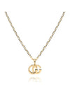 necklace 18k gold GG running yellow gold YBB481638001 - GUCCI - BALAAN 1