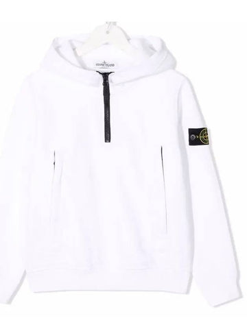 Kids Waffen Half Zip Up Hoodie 751660140 V0001 - STONE ISLAND - BALAAN 1