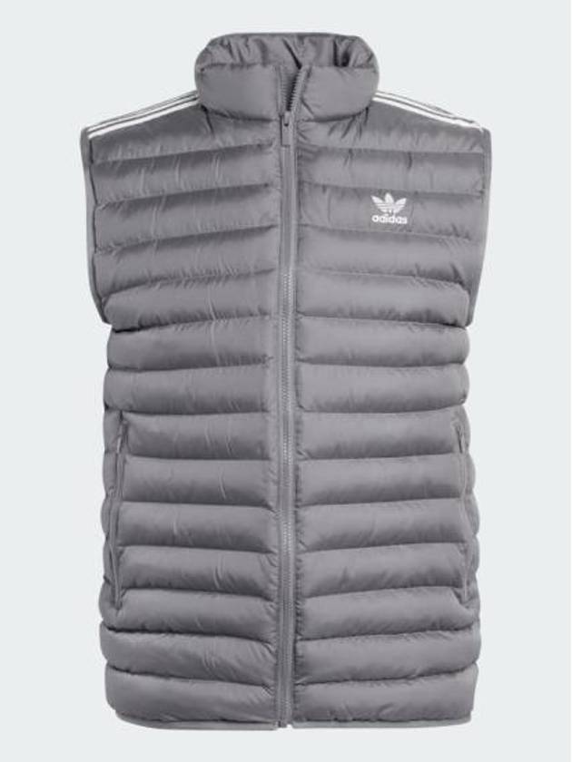 Logo Padded Vest Grey - ADIDAS - BALAAN 2