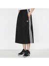 3 Stripe Midi H Line Skirt Black - ADIDAS - BALAAN 2