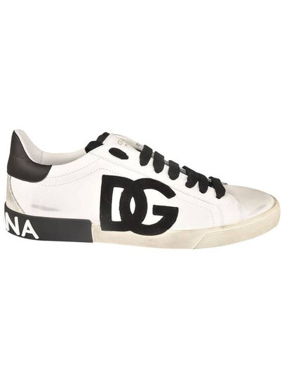 Portofino Vintage Sneakers White Black - DOLCE&GABBANA - BALAAN 2