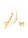 De Coeur Small Hoop Earrings Gold - AMI - BALAAN 5