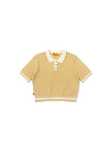 KODAK Apparel Summer Polo Knit Women YELLOW - KODO - BALAAN 1