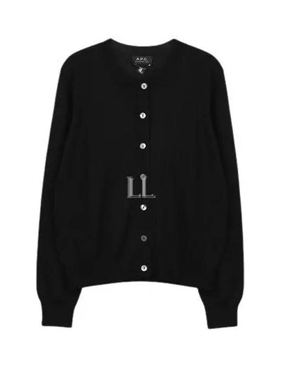 Marine Wool Cardigan Black - A.P.C. - BALAAN 2