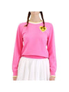 yellow heart color matching line pullover knit top pink - GOXO - BALAAN 1