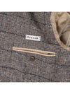 JR232K Wool Silk Check Blazer - CARUSO - BALAAN 7