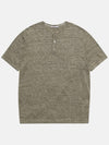 Men's Linen Henry Neck Short Sleeve Knit MMSWL5T51 254 - AT.P.CO - BALAAN 8