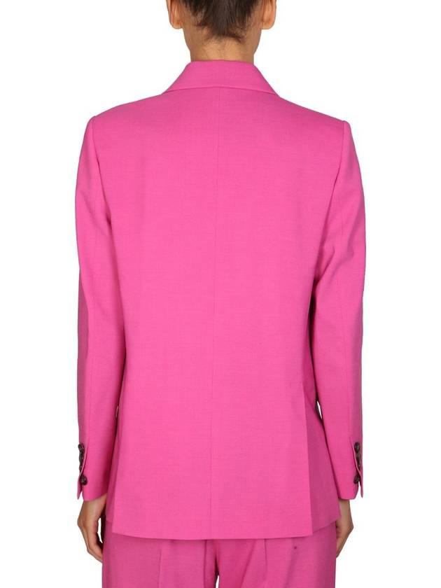 double breasted blazer jacket fuchsia pink - DSQUARED2 - BALAAN 4