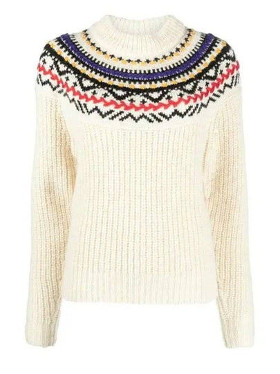 PU1939 Gil jacquard round neck knit - ISABEL MARANT - BALAAN 2