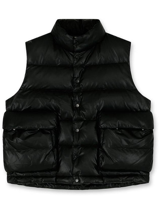 Leather Padded Vest Black - NUAKLE - BALAAN 2