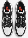 Dunk Retro High Top Sneakers Black White - NIKE - BALAAN 5