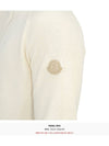 Cotton Cashmere Half Zip Knit Top White - MONCLER - BALAAN 8