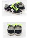 Superstar Canvas Lettering Low Top Sneakers Black - GOLDEN GOOSE - BALAAN 4