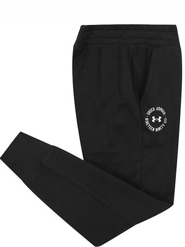 Genuine Women s UA Rival Fleece Crest Jogger Pants 1373025 001 - UNDER ARMOUR - BALAAN 1