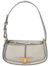 T Timeless Leather Shoulder Bag Grey - TOD'S - BALAAN 2