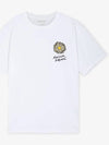 Men s Flower Logo White Short Sleeve T Shirt MM00128KJ0118 WH - MAISON KITSUNE - BALAAN 2