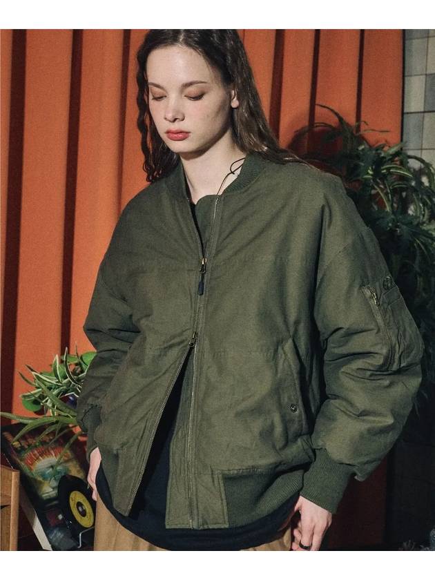 MA 1 over cut bomber jacket khaki - CPGN STUDIO - BALAAN 4